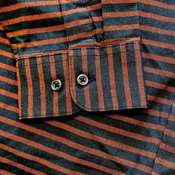 Denver Hayes modern fit button shirt sz L - Picture 3 of 5